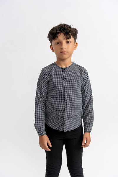 Space Grey Button Down Shirt