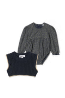 The Umbrella Academy Crochet Vest Overall Set