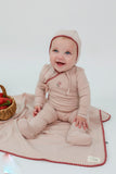Bebe Bella Small Embroidery Footie w Bonnet