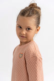 Puddles Heart Textured Dress