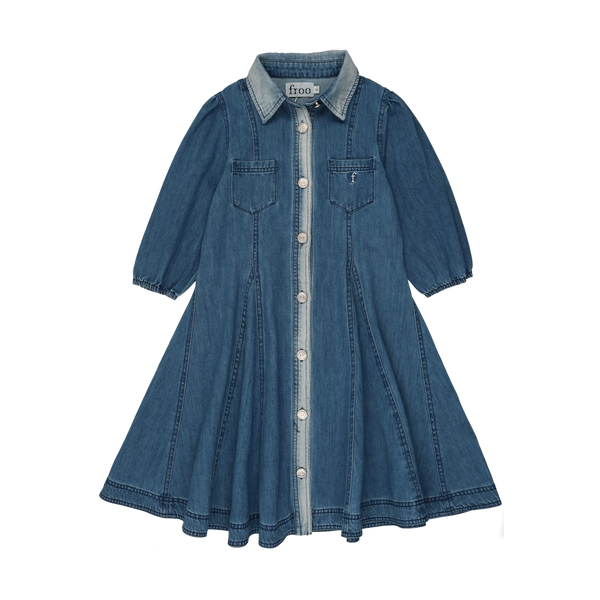froo denim dress MIRA DRESS