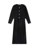 Tustello Ergo Slip Dress Collared Knit Blazer