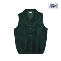 Chambray Teen Corduroy Vest