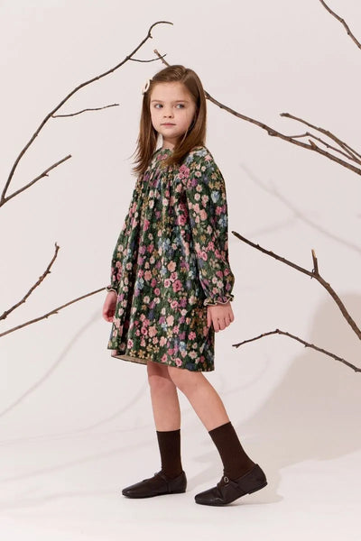Klai Krinkle Velvet Dress