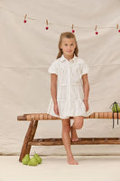 Klai White Applique Dress