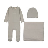Lilette Take Me Home Bebe Footie, Hat, Blanket Layette Set