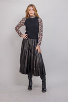 Ivee Messy Pleated Skirt