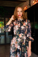C&M Floral Overlay Dress