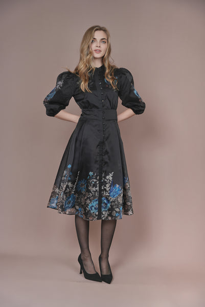 Blue Perla Floral Dress