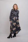 Ivee Textured Satin Blouse