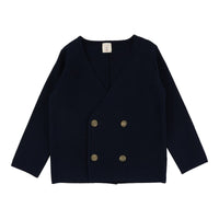 Analogie Double Breasted Knit Blazer