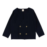 Analogie Double Breasted Knit Blazer