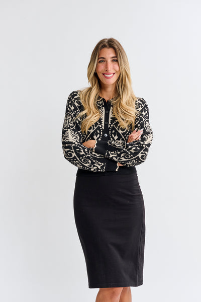 Pascal Pocket Trim Print Top