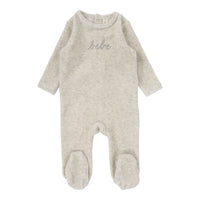 Lilette Velour Bebe Footie