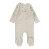 Lilette Velour Bebe Footie