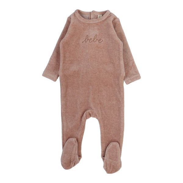 Lilette Velour Bebe Footie