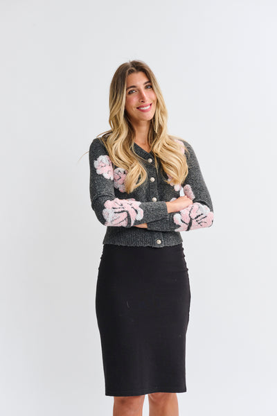 Pascal Embroidered Flowers Cardigan