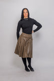 Ivee Messy Pleated Skirt