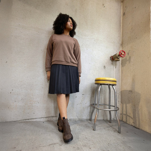 Code Open Pleated Skirt