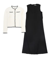 Valentina Crochet Cardigan Maxi Dress