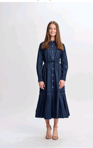 Paper Parachute Pleated Dress