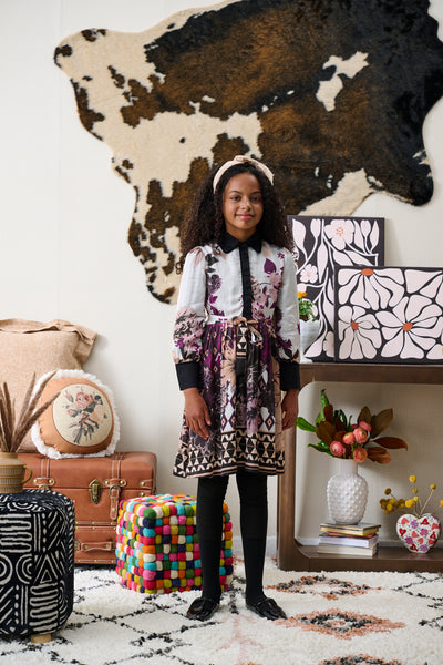 Porter Floral Print Dress