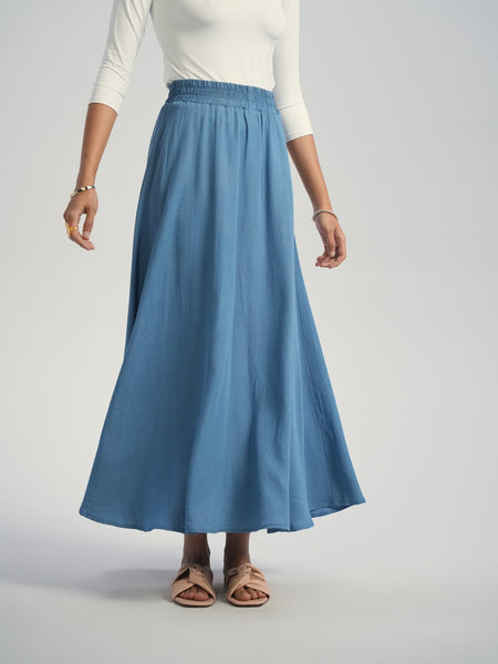 Aleeza Lanetta Denim Skirt