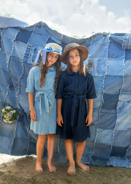Teela Denim Tie Shirt Dress