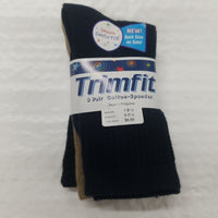 Trimfit Ribbed Crew Socks 3 Pk