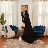 Japparel Ayala Ruffle Maxi Skirt