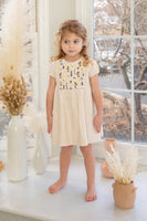 Nou Nelle Embroidered Floral Bib Dress