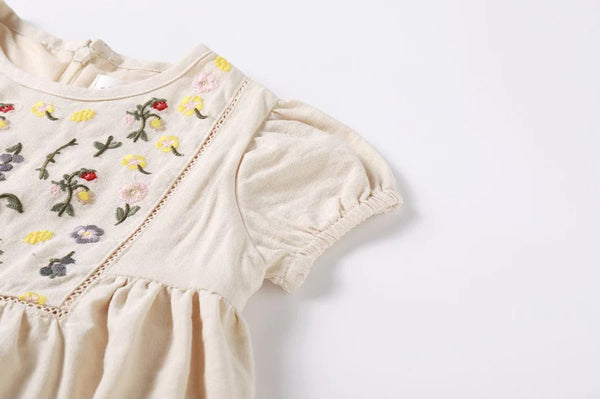 Nou Nelle Embroidered Floral Bib Dress Hats to Hose Nou Nelle Embroidered Floral Bib Dress Hats to Hose