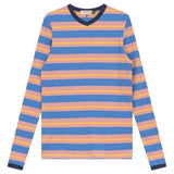 Faves Ribbed Stripe Vneck Tee