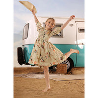Pompomme Printed Dress