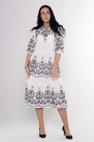 Edera Tiered Embroidery Dress