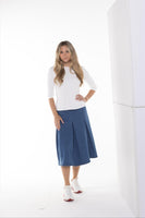 Ivee Inverted Pleated Skirt