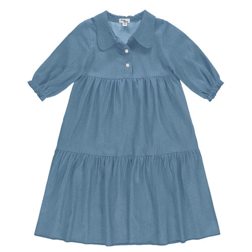 Pixie Label Classic Denim Dress L/S
