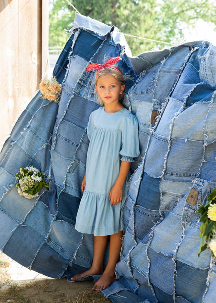 Teela Denim Tiered Dress Hats to Hose Teela Denim Tiered Dress Hats to Hose