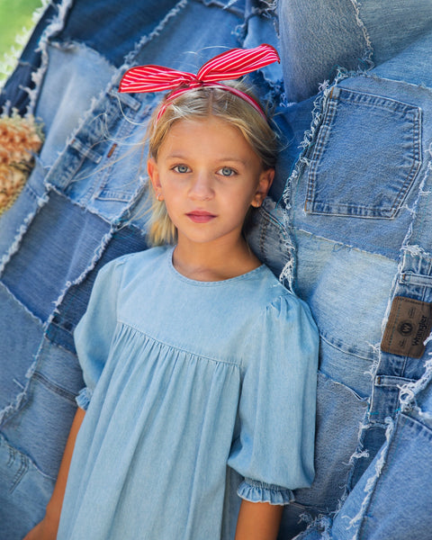 Teela Denim Tiered Dress Hats to Hose Teela Denim Tiered Dress Hats to Hose