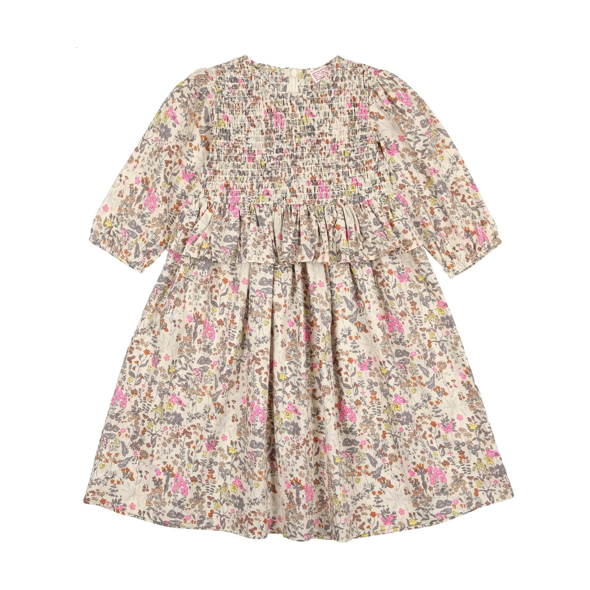 Bopop Floral 3/4 Sleeve Dress – Hats to Hose