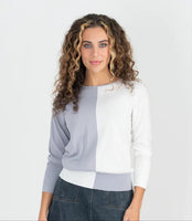 Front Row Color Block Sweater