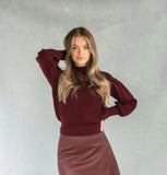 Front Row F20C18 Puff Sleeve Sweater