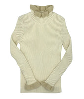 Bzzy Rib Mohair Neckline Sweater