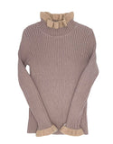 Bzzy Rib Mohair Neckline Sweater