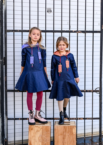 teela denim dress Ella Dress in Classic Indigo Blue 00