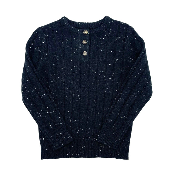 Canoe Speckled Henley Sweater