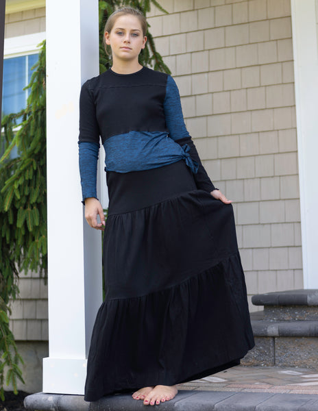 Lilac Asymmetrical Color Block Set