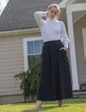 Lilac Elastic Pocket Maxi Skirt