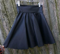 Teela Circle Leather Skirt