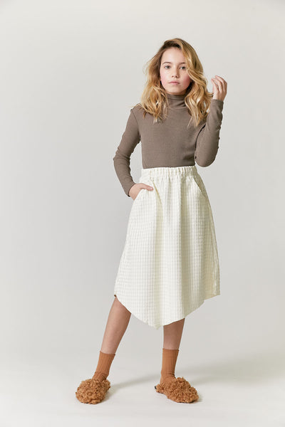 Kipp Textured Leathered Skirt